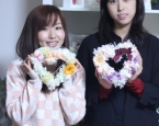 お友達と♪ふわもこハートリースレッスン♪